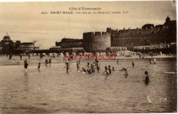 CPA SAINT MALO - LE CHATEAU - LA MARE AUX CANARDS - Saint Malo