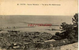 CPA SETE - CETTE - VUE SUR LA MER - Sete (Cette)