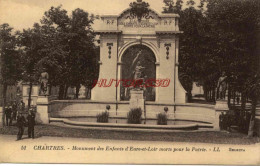 CPA CHARTRES - MONUMENT DES ENFANTS D'EURE ET LOIR - Chartres