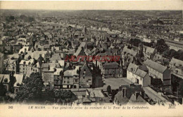 CPA LE MANS - VUE GENERALE DU SOMMET DE LA CATHEDRALE - Le Mans