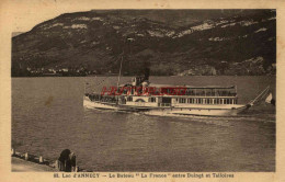 CPA ANNECY - LE LAC ENTRE DUINGT ET TALLOIRES - Annecy