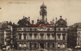 CPA LYON - L'HOTEL DE VILLE - Autres & Non Classés