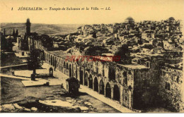 CPA JERUSALEM - TEMPLE DE SALOMON ET LA VILLE - LL - Israel