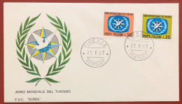 ITALY - FDC - 1967 - International Year Of Tourism - FDC