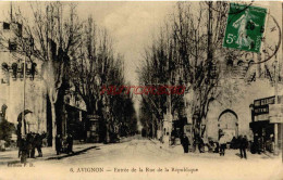 CPA AVIGNON - RUE DE LA REPUBLIQUE - Avignon