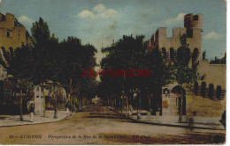 CPA AVIGNON - PERSPECTIVE DE LA RUE DE LA REPUBLIQUE - Avignon