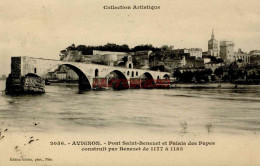 CPA AVIGNON - PONT SAINT BENEZET - Avignon