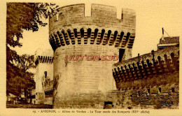 CPA AVIGNON - ALLEES DE VERDUN - LA TOUR RONDE - Avignon