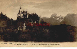 CPA LAC D'ANNECY - LE CHATEAU DE MENTHON SAINT BERNARD - Autres & Non Classés