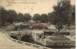 CPA NIMES - VUE GENERALE DE LA FONTAINE - Nîmes