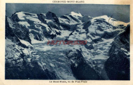CPA CHAMONIX - LE MONT BLANC VU DE PLAN PRATZ - Chamonix-Mont-Blanc
