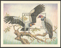 2000 Angola King Vulture Souvenir Sheet (** / MNH / UMM) - Aigles & Rapaces Diurnes