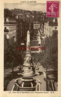 CPA LYON - PLACE DE LA REPUBLIQUE - Autres & Non Classés