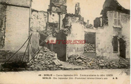 CPA SENLIS - GUERRE 1914-1918 - ENTREE PROVISOIRE DU DEBIT SIMON - Senlis