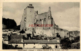 CPA CHAUVIGNY - CHATEAU BARONIAL ET DES EVEQUES - Chauvigny