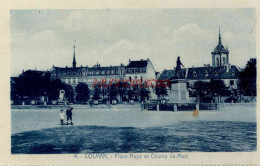 CPA COLMAR - PLACE RAPP ET CHAMP DE MARS - Colmar