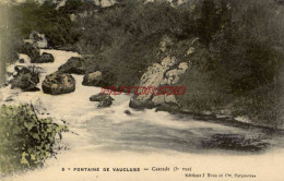 CPA FONTAINE DE VAUCLUSE - CASCADE - Otros & Sin Clasificación