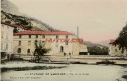 CPA FONTAINE DE VAUCLUSE - PONT SUR LA SORGUE - Otros & Sin Clasificación