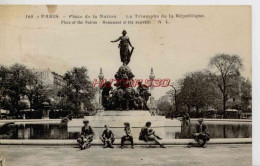 CPA PARIS - PLACE DE LA NATION - Places, Squares