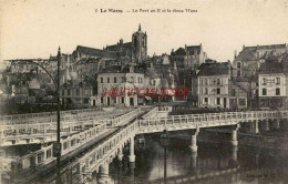 CPA LE MANS - LE PONT EN X ET LE VIEUX MANS - Le Mans