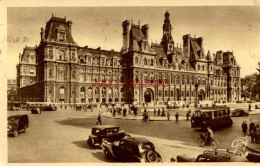 CPA PARIS - L'HOTEL DE VILLE - Autres Monuments, édifices
