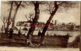 CPA AVIGNON - VUE GENERALE PRISE DE LA BARTHELASSE - Avignon