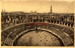 CPA NIMES - INTERIEUR DES ARENES - Nîmes