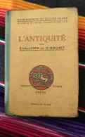 Manuel Scolaire L'antiquité - 1901-1940