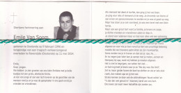 Emile Van Soom, Oostende 1996, Raversijde (Oostende) 2014. Foto - Obituary Notices