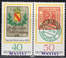 GERMANY(1978) Old Stamp. Set Of 2 With MUSTER (specimen) Overprint. Scott No 1281-2. - Other & Unclassified