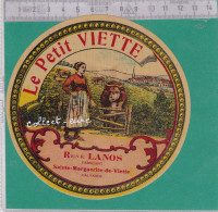 C1424 FROMAGE LE PETIT VIETTE LANOS SAINTE MARGUERITTE DE VIETTE CALVADOS - Cheese