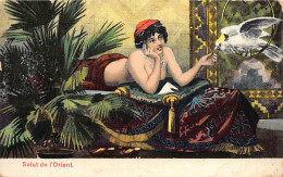 Turkey - Turkish Glamour Lady Playing With A Parrot - Publ. M. & M. L.  - Turchia