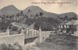 Montserrat - PLYMOUTH - Houston's Bridge - Publ. Jas. J. Wall & Co.  - Other & Unclassified