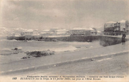 Liban - BEYROUTH - Sous La Neige, Le 11 Février 1920, Vue Prise De L'Hôtel Bassoul - Ed. A. Guirragossian Successeur Bon - Libanon