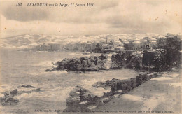 Liban - BEYROUTH - Sous La Neige, Le 11 Février 1920 - Ed. A. Guirragossian Successeur Bonfils 181 - Liban