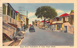 U.S. Virgin Islands - SAINT CROIX - King's Street, Frederiksted - Publ. Schade's Series  - Jungferninseln, Amerik.