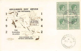 Bahamas - Colombus Day, 12th October 1942 - Publ. Lambert Johnson  - Bahamas