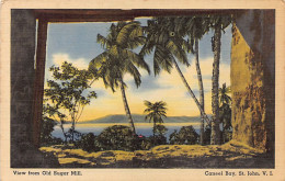 U.S. Virgin Islands - SAINT JOHN - View From Old Sugar Mill - Publ. Academy Book Store  - Isole Vergini Americane