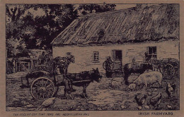 EIRE Ireland - Irish Farmyard - This Postcard Is Made From The Soil Of Old Ireland - Autres & Non Classés