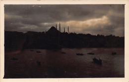 Turkey - ISTANBUL - The Golden Horn By Night - REAL PHOTO - Publ. Missak  - Türkei