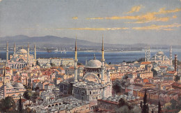 Turkey - ISTANBUL - Hagia Sophia, Nuruosmaniye Mosque And Sultan Ahmet Mosque By German Artist Willy Moralt - Publ. Mode - Turkey
