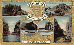 Northern Ireland - Giant's Causeway - Best Wishes From Ireland - Antrim