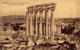 Liban - BAALBEK - Les Six Dernières Colonnes Du Temple De Jupiter - Ed. Au Bon Marché Du Liban 142 - Lebanon