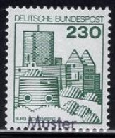 GERMANY(1978) Lichtenburg. MUSTER (specimen) Overprint. Scott No 1242. - Sonstige & Ohne Zuordnung