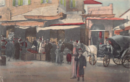 Liban - BEYROUTH - Le Marché Aux Oranges - Ed. De La Poste Française 10 Aquarellée - Lebanon