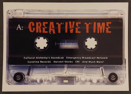 Carte Postale - Creative Time (cassette Audio) Cultural Alchemy's SoundLab ... - Publicité