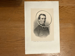Litho Steendruk Van Loo Florimond Mijnheer Honoratus Francis Wuytack *1844 Hamme In Seminarie Getreden 1863 +1864 Hamme - Obituary Notices