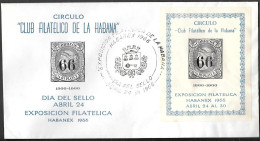 Cuba Philatelic Exhibition Cover 1966 - Cartas & Documentos