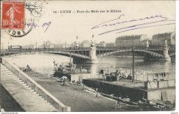 Lyon (69) - Pont Du Midi Sur Le Rhône - Péniche à Quai - Autres & Non Classés