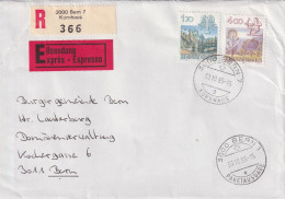 Express R Brief  Bern Kornhaus - Bern         1985 - Brieven En Documenten